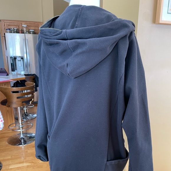 Black sweater shirt jacket XS - Picture 2 of 4